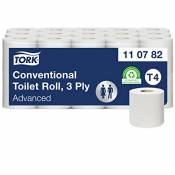 Tork Papier Toilette Rouleau traditionnel blanc T4,