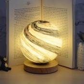 Universal LED verre étoile lune lampe télécommande lampe de bureau USB bois art ambiance lampe mariage maison chambre à coucher dî