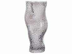 Vase à fleurs gris 31 cm dytiko 346343
