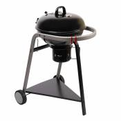 Barbecue au charbon de bois avec de 2 modes de cuisson - Noir - 60,5 x 71 x 98 cm