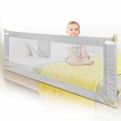 Barriere de lit Enfant 200 cm de Plus Grand 28 Niveaux de réglage de la Hauteur, Gardien de Rails de lit pour Tout-Petit pour Les Tout-Petits pour