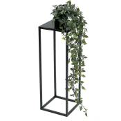 Dandibo - Table d'appoint pour fleurs en métal noir
