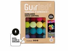 Guirlande boule lumineuse 32 led voice control - arlequin