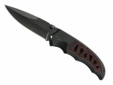 Herbertz - 223711 - couteau herbertz g10 noir/rouge 11cm inox + clip