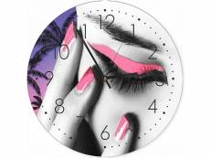 Horloges murales le maquillage rose ZGR/KOLO/M_31300