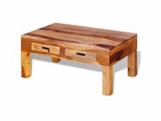 Icaverne - tables basses collection table basse bois massif de sesham