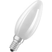Lampe à filaments Star, E14-base, verre dépoli ,Blanc chaud (2700K), 806 Lumen, Remplacement de la traditionnelle 60W-Ampoules 3-Pack - Osram
