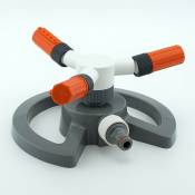 Lem Select - Arroseur rotatif 3 bras white line 360° sur base