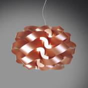 Linea Zero - Lampe à suspension une lumière CLOUD Cuivre diamètre 40x h30 cm