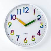 Linghhang - 30cm- Horloge dégradée colorée horloge