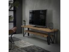 Meuble tv industriel en bois 160 cm selenia