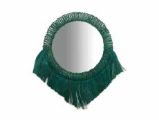 Miroir en fibres vert 70x4x90 cm