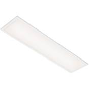 Panneau led Briloner leuchten simple, 24 w, 2200 lm, IP20, blanc, plastique-métal, 100 x 25 x 6 cm