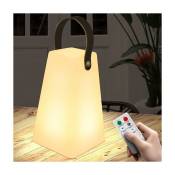 Shining House - Lampe de Table Extérieure Gradable Lampe de Table Sans Fil 8 Couleurs avec Télécommande Portable Lampe de Table pour Exterieure