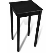 Table haute mange debout bar bistrot noir mdf 107 cm - Noir