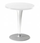 Table ronde Top Top / Laminé - Ø 70 cm - Kartell blanc en plastique