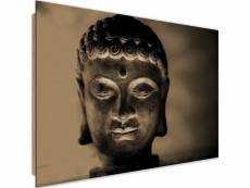 Tableau tête de bouddha illuminée bois 4 DPA/1-TYK/M_10844/90x60