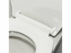 Tiger siège de toilette pasadena thermoplastique blanc 406539