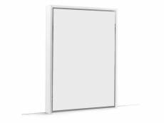 Tonic armoire lit verticale compacte ultra plate couchage 140 * 200 cm finition blanc mat 20100889074