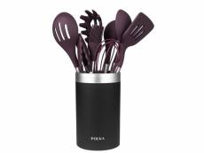 Ustensiles de cuisine polka experience titan, avec tête de couleur violette