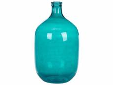 Vase en verre 48 cm turquoise samosa 317816