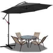 Vingo - 300cm parasol marché parasol cantilever parasol