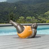 Wanda Collection - Statue femme contemporaine orange - Orange