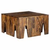 Womo-design Table basse bois massif de sheesham table