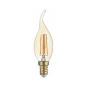 Ampoule led E14 4W Flamme Filament Dimmable C35 - Blanc