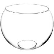 Atmosphera - Vase boule verre H23cm créateur d'intérieur - Transparent