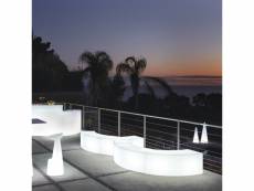 Banc lumineux table design moderne extérieur bar jardin