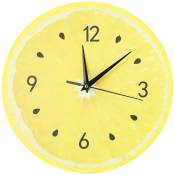 Citron Fruit Horloge Murale Décor à La Maison Salon