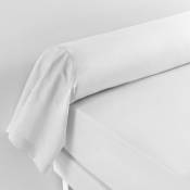 Douceur D'intérieur - Taie de traversin 85x185 cm - Coton bio Blanc - Blanc