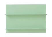 Etagère Paper / L 42 x H 29 cm - Design Letters vert en métal