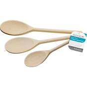 Kitchen Craft Set of Three Spoons, Brown (Wood)