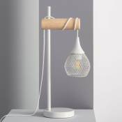 Ledkia - Lampe à Poser Monah WiFi avec Variateur Blanc