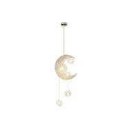 L&h-cfcahl - Lustre Lune Etoile en 40x110cm Suspension Salon Chambre