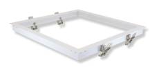 Miidex Lighting - Cadre Placo encastrable pour dalle led ® blanc - 300-x-300-mm