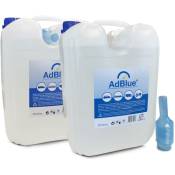Oc-pro - 20 litres AdBlue, 2 fois 10 litres bec verseur,