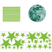 Stickers Muraux, 221 Étoiles Lumineuses et Réalistes