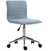 Svita - linus Chaise de bureau pour enfants Chaise pivotante Chaise de bureau pour enfants Tissu bleu