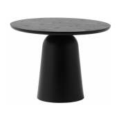 Table basse en acier noire Turn table noir - Normann