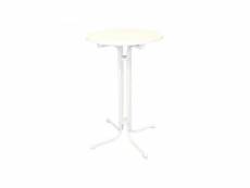 Table haute limbourg blanc 700 mm - - 700x1100mm