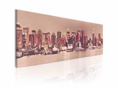 Tableau villes new york - city of light taille 135