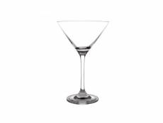 Verre à martini bar collection 275 ml - lot de 6 - olympia - - cristallin sans plomb x180mm
