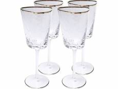 "verres à vin blanc hommage set de 4"