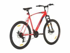 Vidaxl vélo de montagne 21 vitesses roues 29 pouces cadre 53 cm rouge 3067211