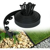 Yardin - Bordure de pelouse plastique flexible Bordures