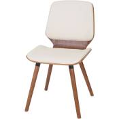2x Chaise de salle à manger HW C-B16, bois courbé,