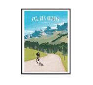 Affiche Cyclisme - Col des Aravis 40 x 60 cm